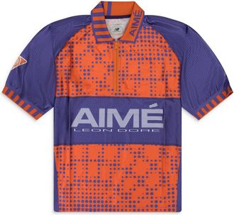 Aim&eacute; Leon Dore Multicolor New Balance Zip Jersey