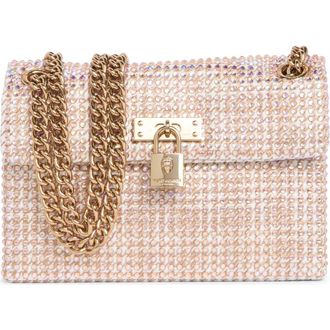 Kurt Geiger Mini Brixton Convertible Crossbody Bag in Beige Comb at Nordstrom Rack