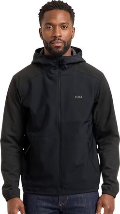 HUGO BOSS Black Hooded Logo Jacket