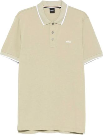 HUGO BOSS Tops, Heren, Groen, 2Xl, Katoen, Parlay 190 Polo