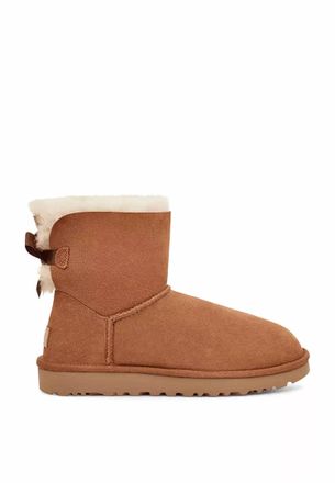 UGG Womens Mini Bailey Bow Ii Boot In Chestnut