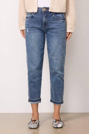 Kut from the Kloth Sienna Baggy Boyfriend Crop Jean In Passion