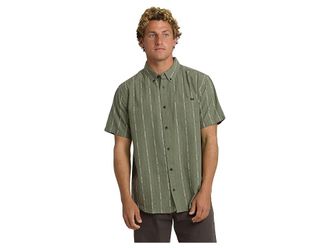Billabong All Day Jacquard Short Sleeve Mens T Shirt Granite Green : 2XL, Cotton/Polyester