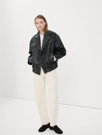 Mango Jeans barrel vita alta bianco sporco - Donna - 36 - MANGO