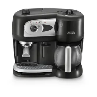 DeLonghi M&aacute;quina De Espresso Combinada De Bomba Bco261b.1 - 15 Bares - C&aacute;psulas Y Caf&eacute; Molido - Negro Y Blanco