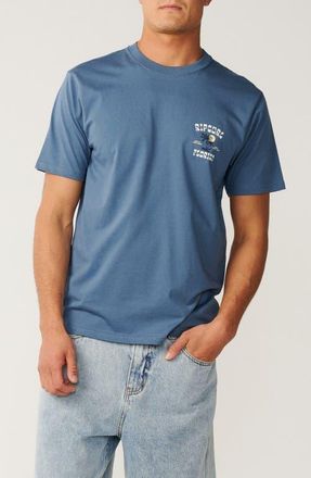 Rip Curl Two Palms Desto Cotton Graphic T-Shirt in Bluefin Florida at Nordstrom, Size Xx-Large
