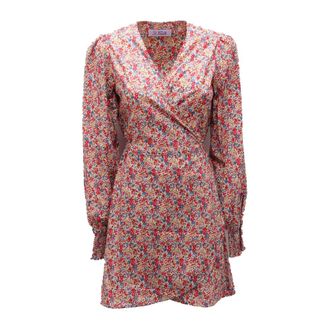 MC2 Saint Barth Short Dresses, female, Multicolor, M, Brilly Kimono Dress