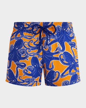 Vilebrequin Men & apos;s Poulpes Swim Trunks