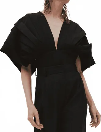 A.W.A.K.E. Multi Panel Top In Black