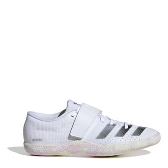 adidas Mens Adizero Throws Lace-Up Running Spikes in Ftwr White - Size UK 9.5