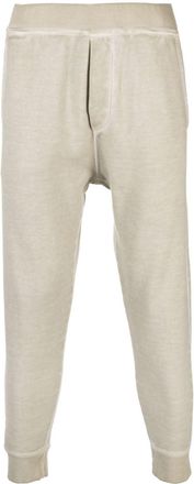 Dsquared2 Dan cotton track pants - men - Cotton/Cotton - S - Neutrals
