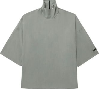 Fear of God T-shirt met hoge hals en korte mouwen - Grijs