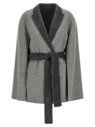Alberta Ferretti Gray Wool Womens Cardigan