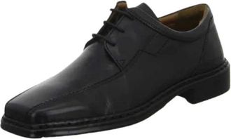 Josef Seibel Gestreepte schoenen - Heren - Schoenen - Zwart - Maat: 40 EU Leer