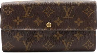 Louis Vuitton Brown Monogram Canvas Credit Wallet (Authentic Pre-Loved)