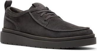 Clarks Polden Moc Toe Derby in Dark Grey Suede at Nordstrom Rack, Size 8.5