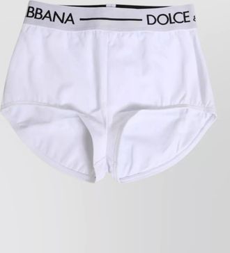 Dolce & Gabbana logo waistband short shorts