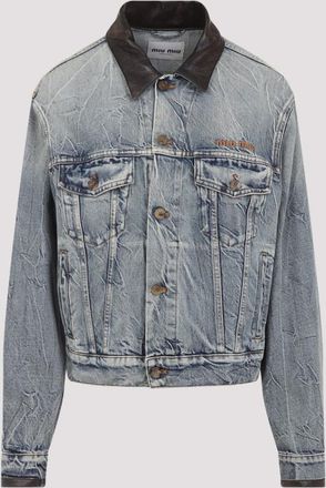 Miu Miu Light Blue Denim Jacket