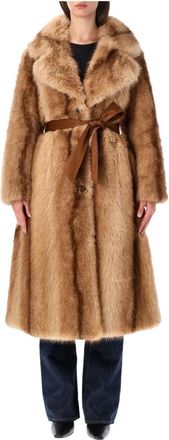 Urban Code Abrigo Largo de Pelo - Coats - Mujer - Beige - S