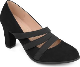 Journee Collection Women & apos;s Comfort Loren Medium and Wide Width Pumps