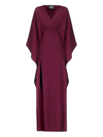 Taller Marmo Obsession maxi-jurk met V-hals - Rood