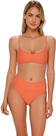 Swim Systems Laura Fold Over Bikini Swim Bottoms in Persimmon at Nordstrom, Size X-Small