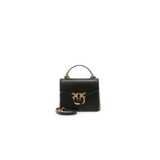 Pinko Love Mini Top Handle Simply Je Cl Vit. Seta - Dames - Handtassen - Zwart - ONE Size - Tassen
