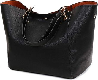 Generic Sanfoelek Womens handbags with upper handle Handbags Womens handbagsblack