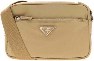 Prada Beige Re-Nylon Crossbody Bag Cammello Borse A Tracolla