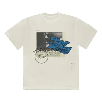 Travis Scott Cactus Jack x Fragment Manifest T-Shirt White CJFM-SS03