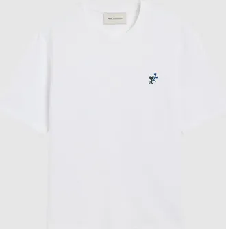 Ami T-Shirt Ami De Coeur Tulipe Blanc