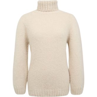 Celtic & Co. Alpaca Cott Slch Turtleneck Sweater in Oatmeal at Nordstrom, Size Medium