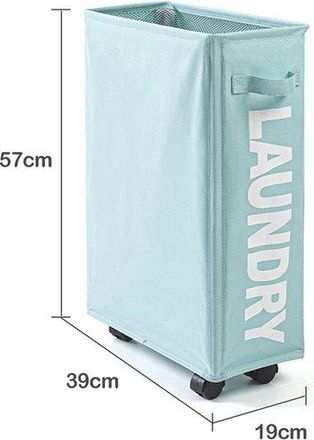 OEM Cesto De Ropa Plegable De Lujo - Cesto De Ropa Con Ruedas - Gran Capacidad - Impermeable Y Multifuncional - Azul Marino