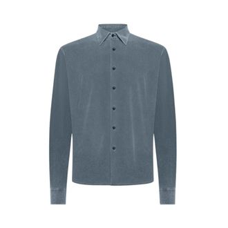 Roberto Ricci Design Rrd, Overhemden, Heren, Blauw, S, Katoen, Techno Wash Pique Shirt