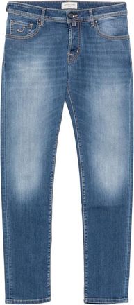Jacob Cohen Faded-effect Logo-patch Jeans