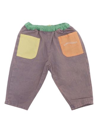 Bobo Choses Bobo sceglie pantaloni in tessuto color block