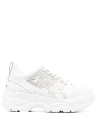 Chiara Ferragni tonal panelled sneakers - White