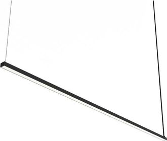 Lumicom Splint 1X Sospensione, strip led, 17W/m, 4000K, metallo, nero opaco, L100cm - Lumicom