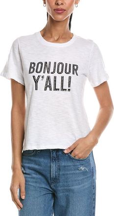 Cinq &agrave; Sept Heatset Bonjour Yall Shrunken T-Shirt