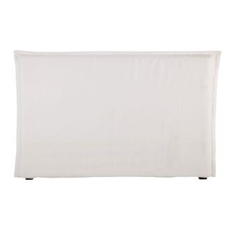 Maisons du monde Funda de cabecero 180cm de lino lavado blanco