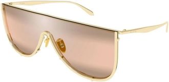 Alaia Shield Zonnebrillen - Dames - Zonnebrillen - Geel - ONE Size - Accessoires