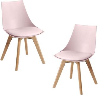 Regalos Miguel Regalos Miguel - Packs Sillas Comedor - Pack 2 Sillas Blok - Rosa