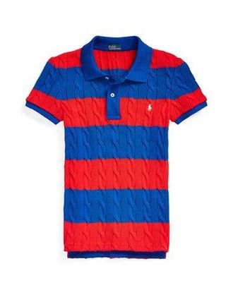 Ralph Lauren SLIM FIT CABLE-KNIT POLO SHIRT