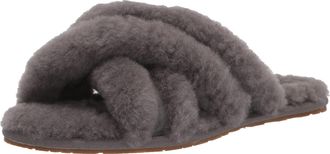 UGG Womens Scuffita Slipper, Charcoal, 3 UK