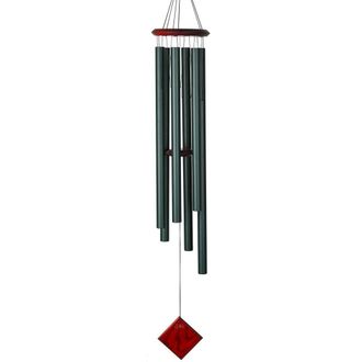 Woodstock Chimes Outdoor Garden Neptune Wind Chime - Evergreen in Green