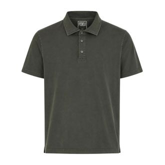 Fedeli Polo Shirts - male - Fedeli - Polo Shirts - Green - L - Tops