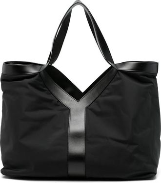 Saint Laurent Leather-trim Tote Bag