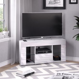 Vicco Mueble Bajo Para Tv Denver, Blanco, 100 X 50 Cm