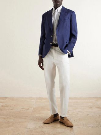 Brunello Cucinelli Linen Suit Jacket