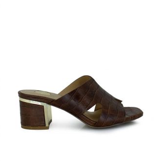 Ex&eacute; Womens Isabel Heel Sandal In Tan